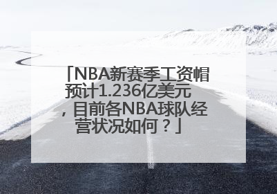 NBA新赛季工资帽预计1.236亿美元，目前各NBA球队经营状况如何？