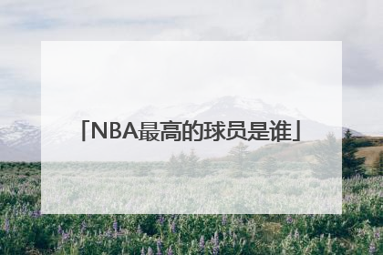 NBA最高的球员是谁