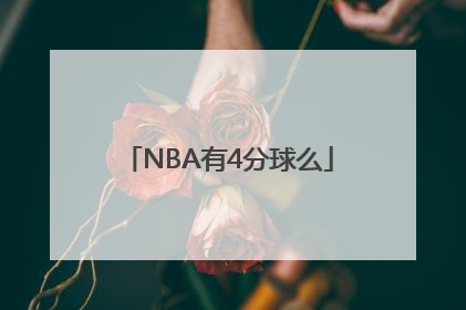 NBA有4分球么