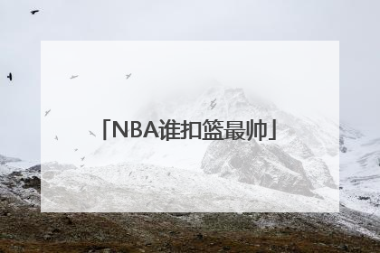 NBA谁扣篮最帅