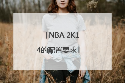 NBA 2K14的配置要求