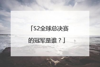 S2全球总决赛的冠军是谁？