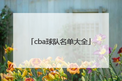 「cba球队名单大全」cba球队名单大全2021-2022