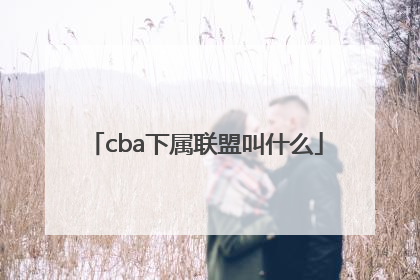 cba下属联盟叫什么