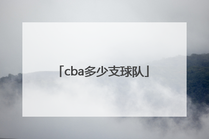 「cba多少支球队」cba多少支球队进季后赛