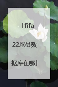 fifa22球员数据库在哪