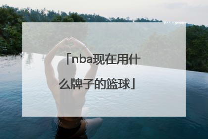 「nba现在用什么牌子的篮球」什么牌子的篮球最好最耐用