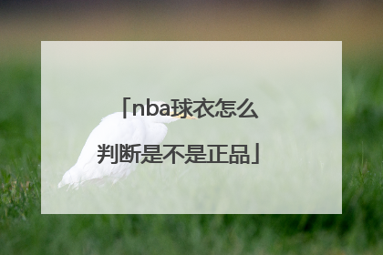 「nba球衣怎么判断是不是正品」如何判断球衣是不是正品