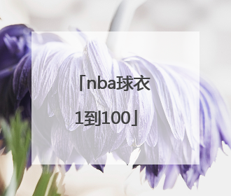 nba球衣1到100