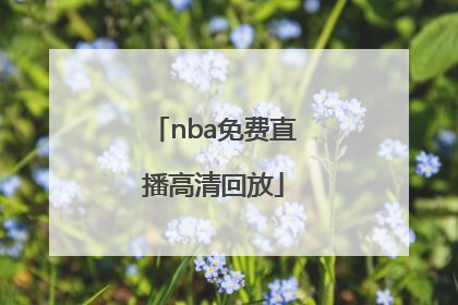 「nba免费直播高清回放」nba免费直播高清回放中文