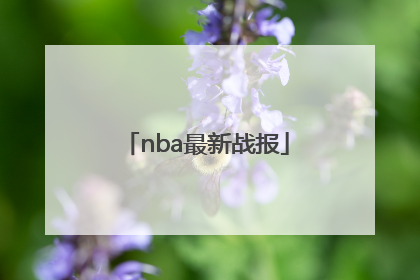 nba最新战报