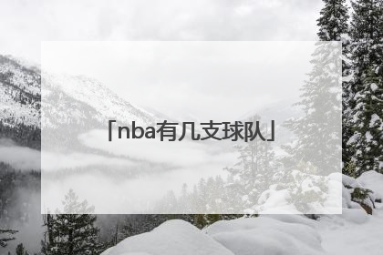 nba有几支球队